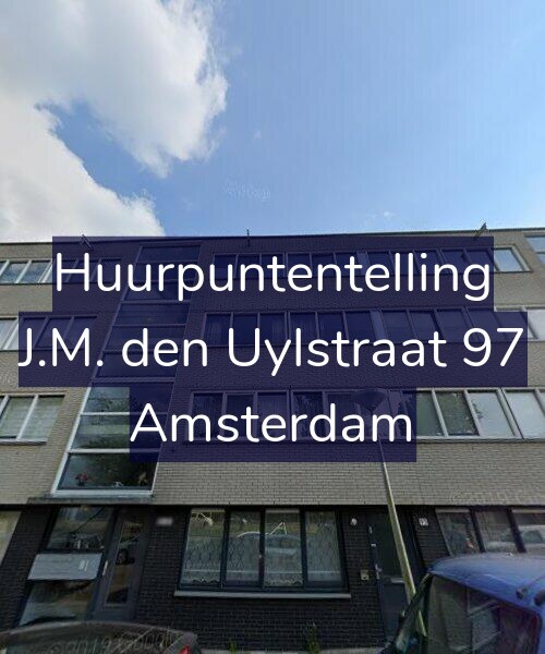 Foto gevel Huurpuntentelling voor J.M. den Uylstraat 97, Amsterdam