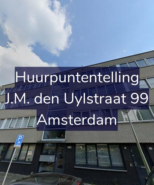 Foto gevel Huurpuntentelling voor J.M. den Uylstraat 99, Amsterdam