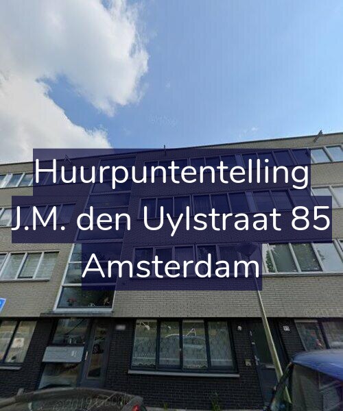 Foto gevel Huurpuntentelling voor J.M. den Uylstraat 85, Amsterdam