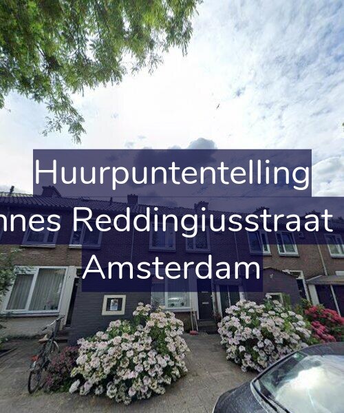 Foto gevel Huurpuntentelling voor Joannes Reddingiusstraat 3-H, Amsterdam