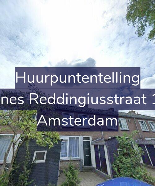 Foto gevel Huurpuntentelling voor Joannes Reddingiusstraat 12-1, Amsterdam