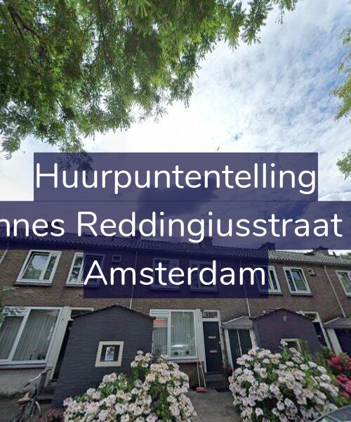 Foto gevel Huurpuntentelling voor Joannes Reddingiusstraat 3-1, Amsterdam