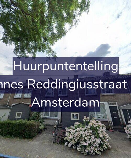 Foto gevel Huurpuntentelling voor Joannes Reddingiusstraat 4-H, Amsterdam