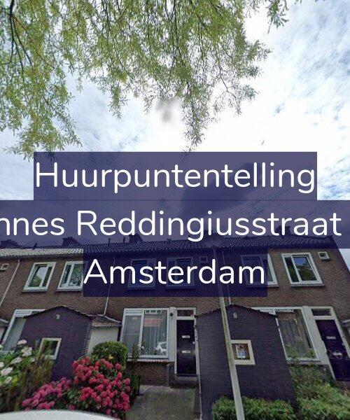 Foto gevel Huurpuntentelling voor Joannes Reddingiusstraat 2-1, Amsterdam