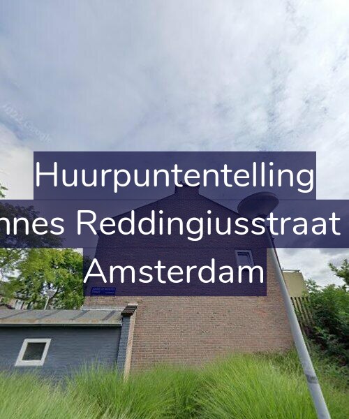 Foto gevel Huurpuntentelling voor Joannes Reddingiusstraat 1-1, Amsterdam