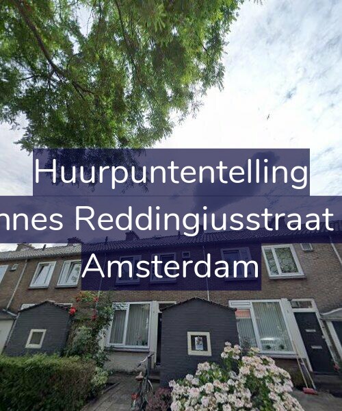 Foto gevel Huurpuntentelling voor Joannes Reddingiusstraat 4-1, Amsterdam