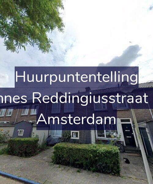 Foto gevel Huurpuntentelling voor Joannes Reddingiusstraat 6-H, Amsterdam