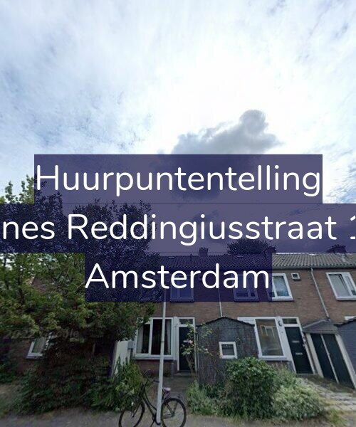 Foto gevel Huurpuntentelling voor Joannes Reddingiusstraat 16-1, Amsterdam