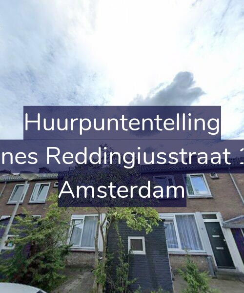 Foto gevel Huurpuntentelling voor Joannes Reddingiusstraat 13-1, Amsterdam