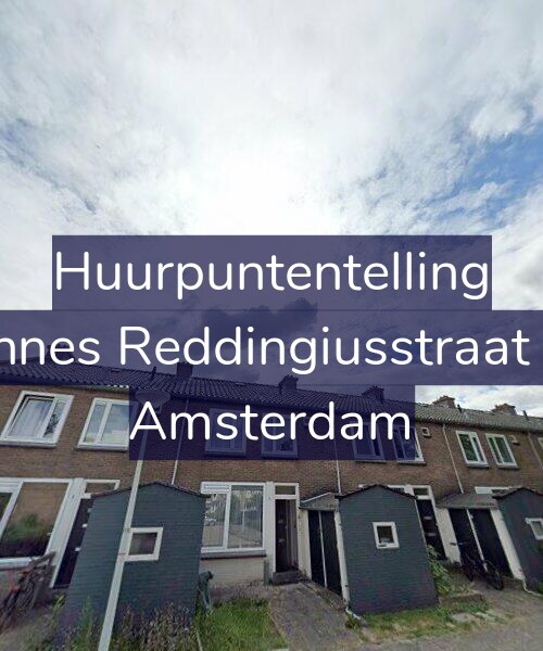 Foto gevel Huurpuntentelling voor Joannes Reddingiusstraat 8-1, Amsterdam
