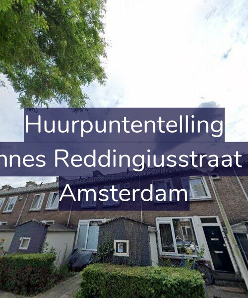 Foto gevel Huurpuntentelling voor Joannes Reddingiusstraat 6-1, Amsterdam