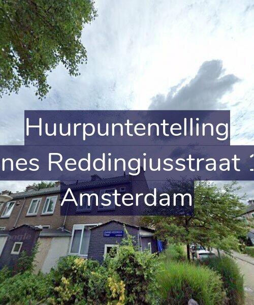 Foto gevel Huurpuntentelling voor Joannes Reddingiusstraat 10-1, Amsterdam