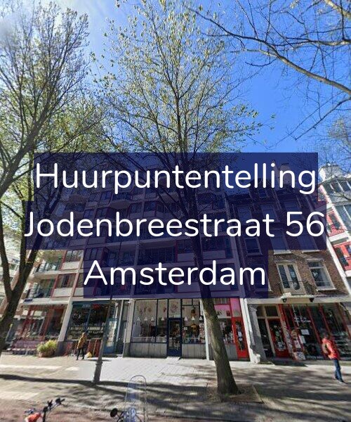 Foto gevel Huurpuntentelling voor Jodenbreestraat 56, Amsterdam
