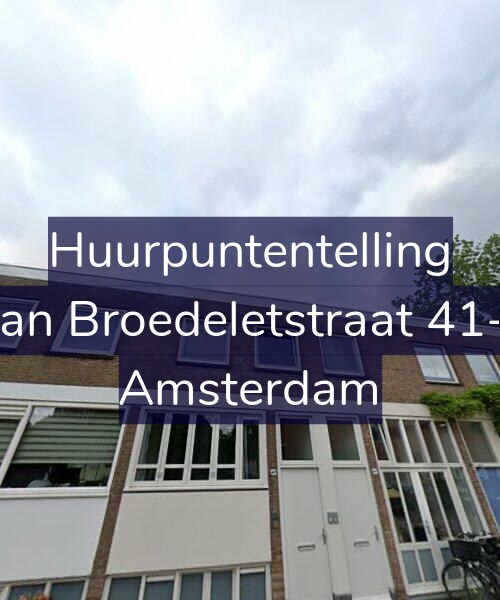 Foto gevel Huurpuntentelling voor Johan Broedeletstraat 41-A3, Amsterdam