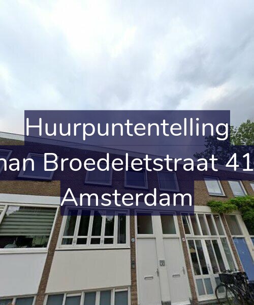 Foto gevel Huurpuntentelling voor Johan Broedeletstraat 41-B, Amsterdam