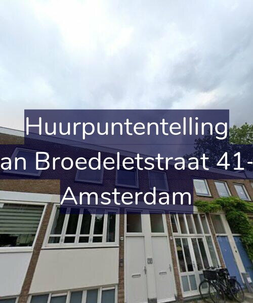 Foto gevel Huurpuntentelling voor Johan Broedeletstraat 41-A1, Amsterdam