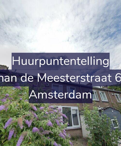 Foto gevel Huurpuntentelling voor Johan de Meesterstraat 6-1, Amsterdam