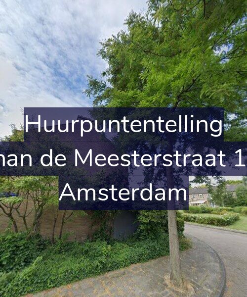Foto gevel Huurpuntentelling voor Johan de Meesterstraat 1-H, Amsterdam