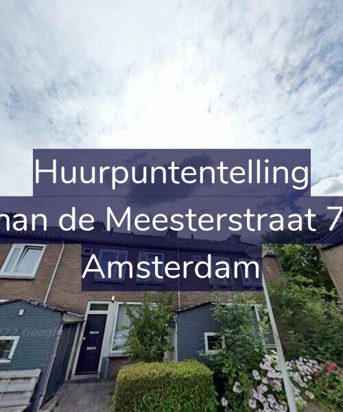 Foto gevel Huurpuntentelling voor Johan de Meesterstraat 7-1, Amsterdam