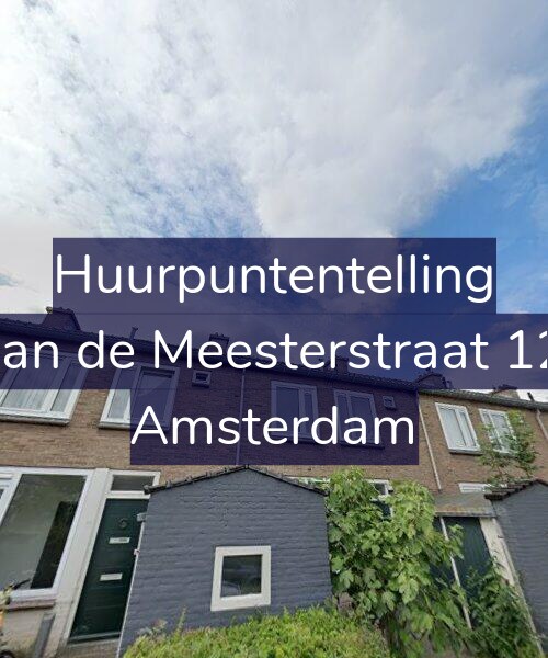 Foto gevel Huurpuntentelling voor Johan de Meesterstraat 12-1, Amsterdam