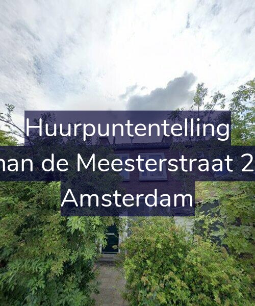 Foto gevel Huurpuntentelling voor Johan de Meesterstraat 2-H, Amsterdam