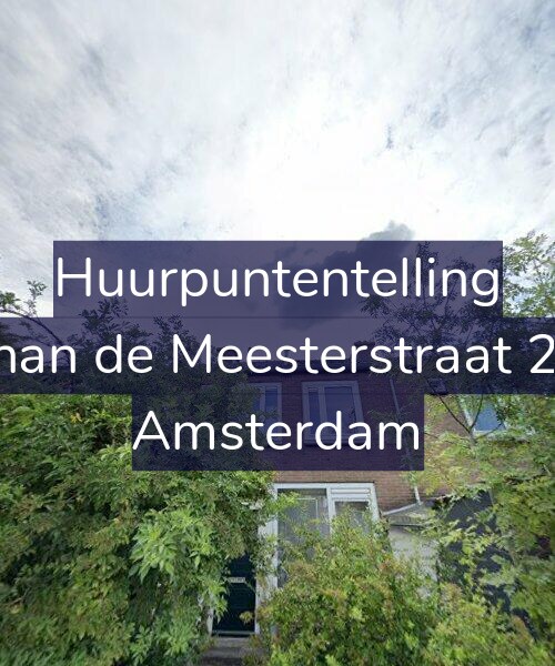 Foto gevel Huurpuntentelling voor Johan de Meesterstraat 2-1, Amsterdam