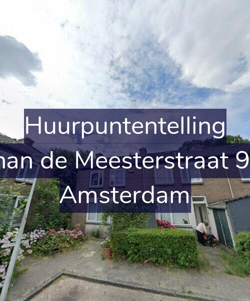 Foto gevel Huurpuntentelling voor Johan de Meesterstraat 9-H, Amsterdam