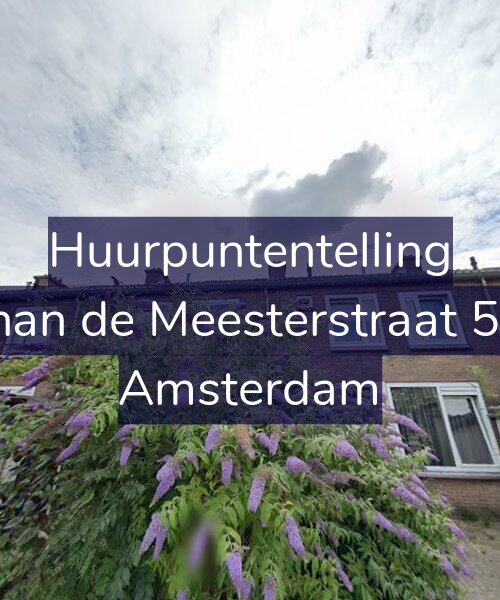Foto gevel Huurpuntentelling voor Johan de Meesterstraat 5-H, Amsterdam