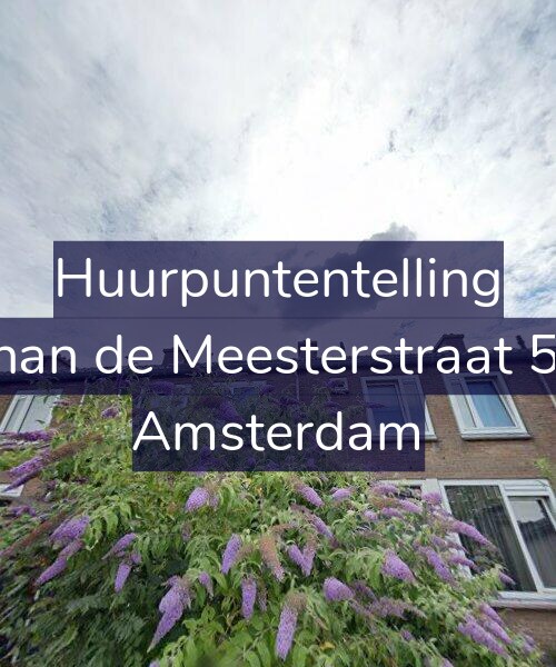 Foto gevel Huurpuntentelling voor Johan de Meesterstraat 5-1, Amsterdam