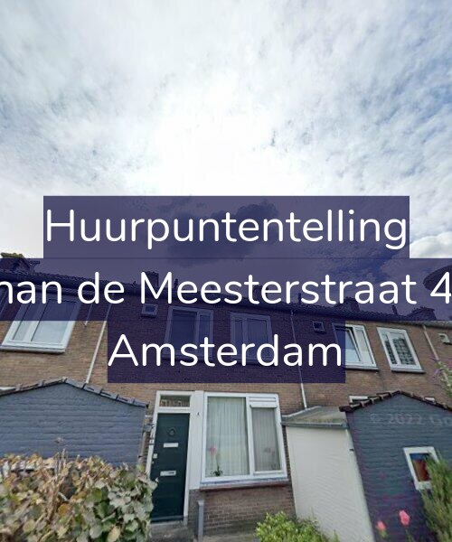 Foto gevel Huurpuntentelling voor Johan de Meesterstraat 4-1, Amsterdam