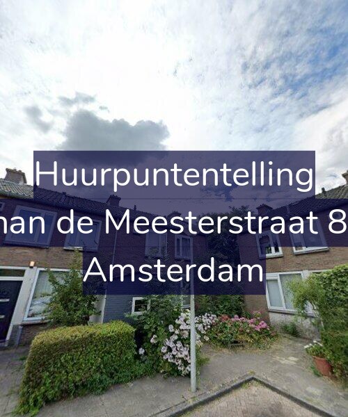 Foto gevel Huurpuntentelling voor Johan de Meesterstraat 8-H, Amsterdam