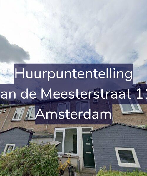 Foto gevel Huurpuntentelling voor Johan de Meesterstraat 11-1, Amsterdam
