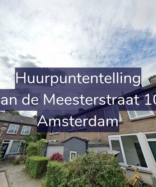 Foto gevel Huurpuntentelling voor Johan de Meesterstraat 10-1, Amsterdam