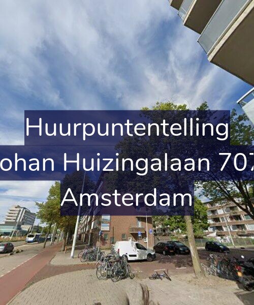 Foto gevel Huurpuntentelling voor Johan Huizingalaan 707, Amsterdam
