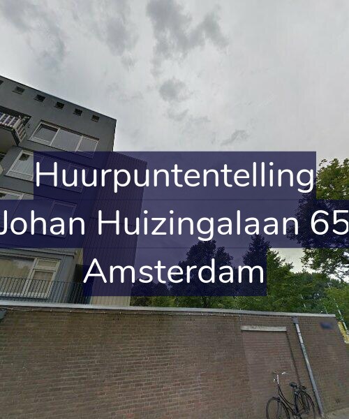 Foto gevel Huurpuntentelling voor Johan Huizingalaan 65, Amsterdam