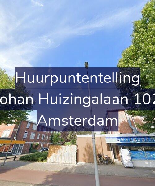 Foto gevel Huurpuntentelling voor Johan Huizingalaan 102, Amsterdam