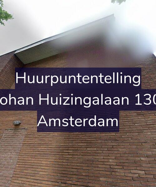 Foto gevel Huurpuntentelling voor Johan Huizingalaan 130, Amsterdam