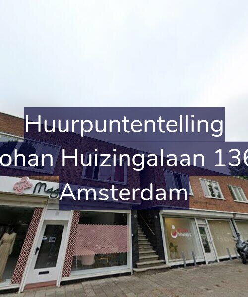 Foto gevel Huurpuntentelling voor Johan Huizingalaan 136, Amsterdam