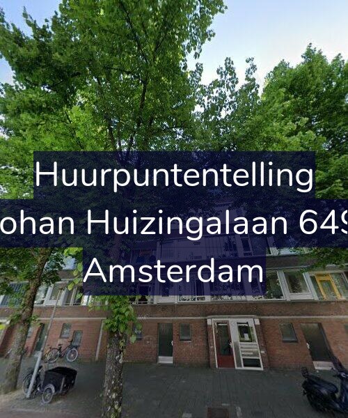 Foto gevel Huurpuntentelling voor Johan Huizingalaan 649, Amsterdam