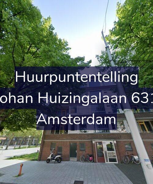 Foto gevel Huurpuntentelling voor Johan Huizingalaan 631, Amsterdam