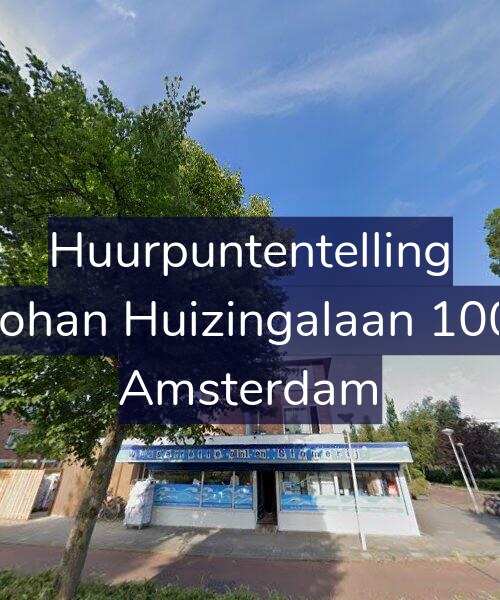 Foto gevel Huurpuntentelling voor Johan Huizingalaan 100, Amsterdam
