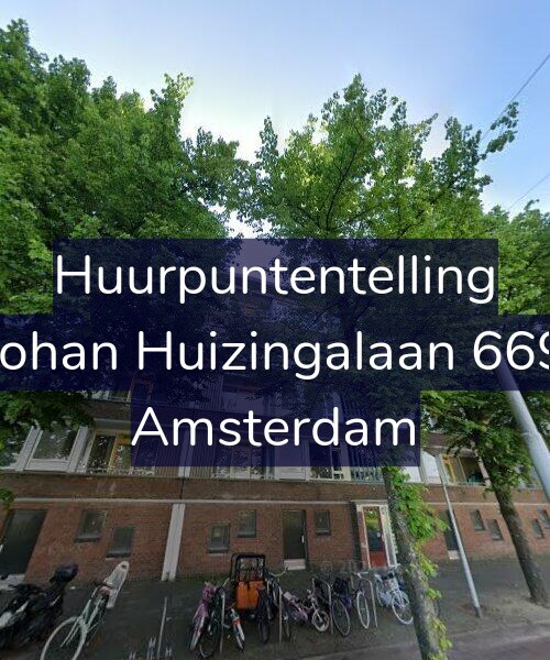 Foto gevel Huurpuntentelling voor Johan Huizingalaan 669, Amsterdam