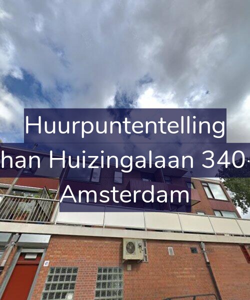 Foto gevel Huurpuntentelling voor Johan Huizingalaan 340-2, Amsterdam