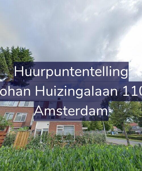 Foto gevel Huurpuntentelling voor Johan Huizingalaan 110, Amsterdam