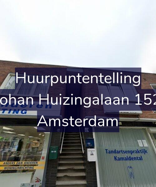 Foto gevel Huurpuntentelling voor Johan Huizingalaan 152, Amsterdam