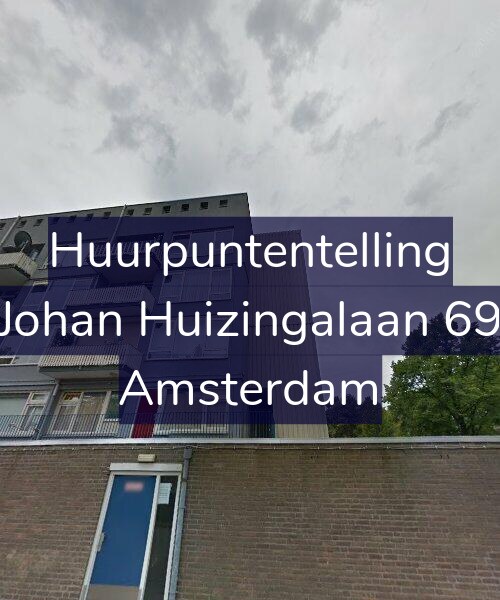 Foto gevel Huurpuntentelling voor Johan Huizingalaan 69, Amsterdam