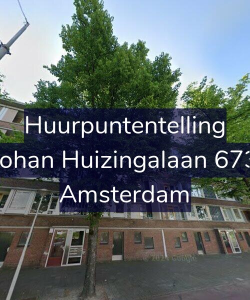 Foto gevel Huurpuntentelling voor Johan Huizingalaan 673, Amsterdam
