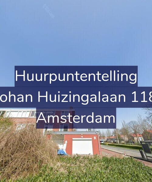 Foto gevel Huurpuntentelling voor Johan Huizingalaan 118, Amsterdam