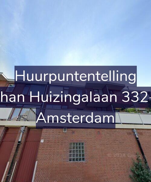 Foto gevel Huurpuntentelling voor Johan Huizingalaan 332-1, Amsterdam