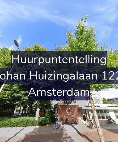 Foto gevel Huurpuntentelling voor Johan Huizingalaan 122, Amsterdam
